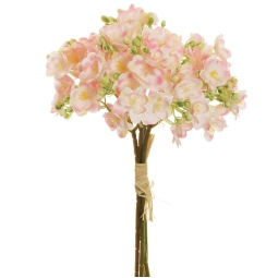 FIORE BOUQUET SAPONARIA  H39CM ROSA CHIARO