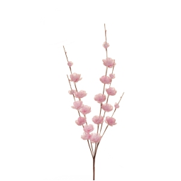 FIORE PESCO 12PZ H50CM   RAMO ROSA