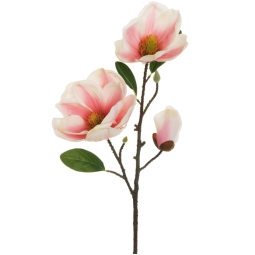 FIORE MAGNOLIA RAMO H54CM ROSA CREMA