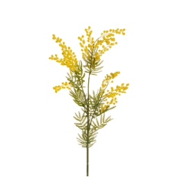 FIORE MIMOSA H85,5CM     RAMO GIALLO