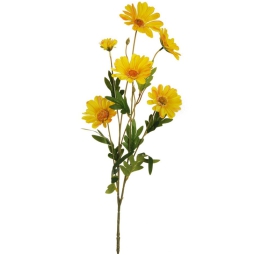 RAMO FIORE MARGHERITA    H79CM GIALLO