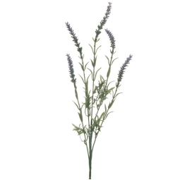 RAMO LAVANDA FLOCCATO    H72CM