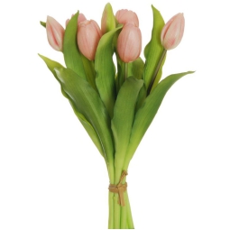 BOUQUET TULIPANI H32CM   ROSA