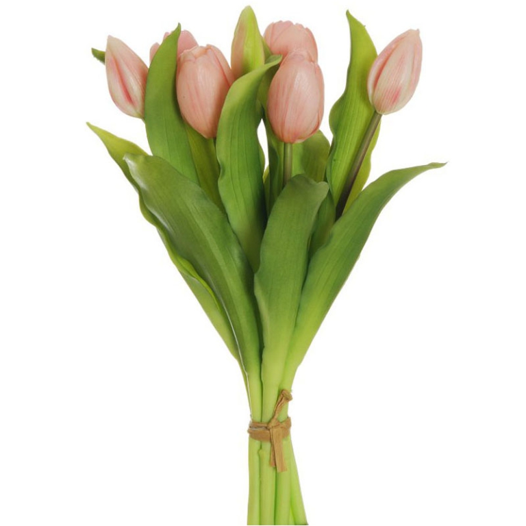 BOUQUET TULIPANI H32CM   ROSA