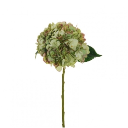 RAMO FIORE ORTENSIA H50CM VERDE VIOLA