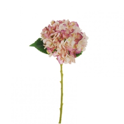 RAMO FIORE ORTENSIA H50CM VIOLA CREMA