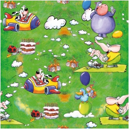 CARTA REGALO 70X100CM 10 FOGLI FANTASIA DIS.80