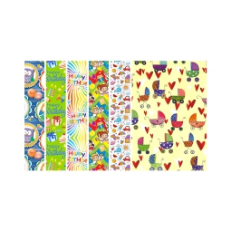 ROTOLO CARTA REGALO 70CMX2MT GENERICO RB2 TEEN