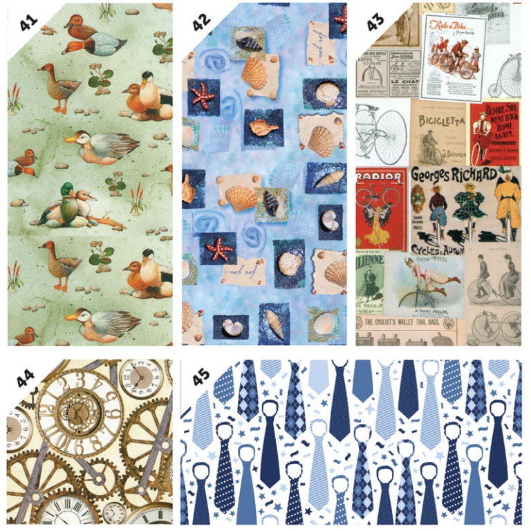 CARTA REGALO 70X100CM 50 FOGLI G6 DENIM UOMO