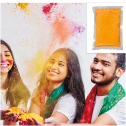 SACCHETTO POLVERE 200GR ARANCIO COLOR RUN