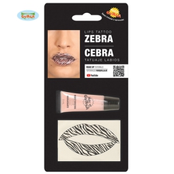 TATUAGGIO LABBRA ZEBRA