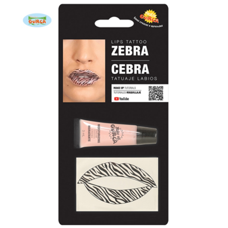 TATUAGGIO LABBRA ZEBRA