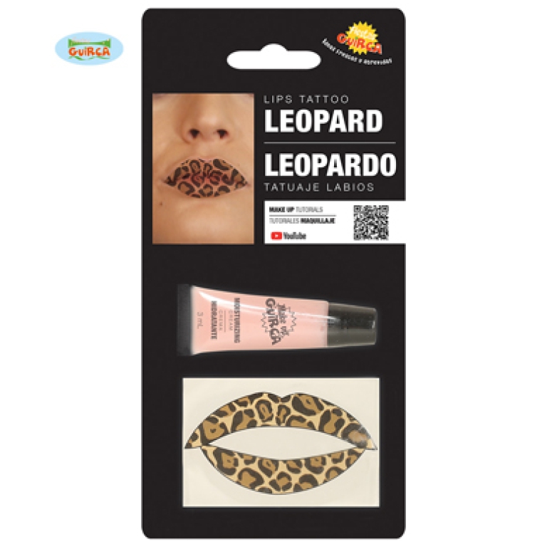 TATUAGGI LABBRA LEOPARDO