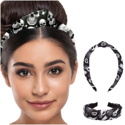 CERCHIETTO IN TESSUTO FANTASMI