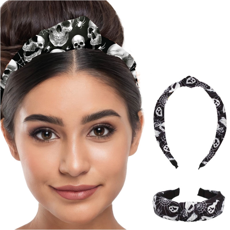 CERCHIETTO IN TESSUTO FANTASMI