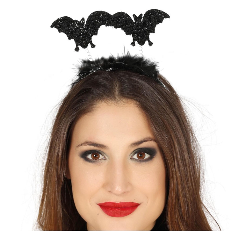 CERCHIETTO MOLLE PIPISTRELLO NERO