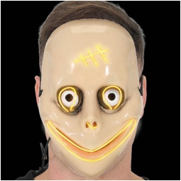 MASCHERA SPAVENTO CON LUCE PVC