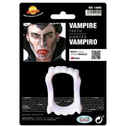 DENTIERA VAMPIRO FLUORESCENTE