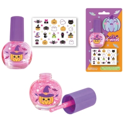 SMALTO PER UNGHIE CON ADESIVI 5ML HALLOWEEN