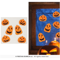 DECORAZIONI HALLOWEEN    ZUCCHE IN GEL 20X20CM