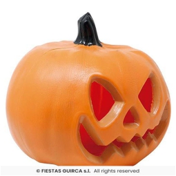 ZUCCA 20CM CON LUCE IN   PLASTICA