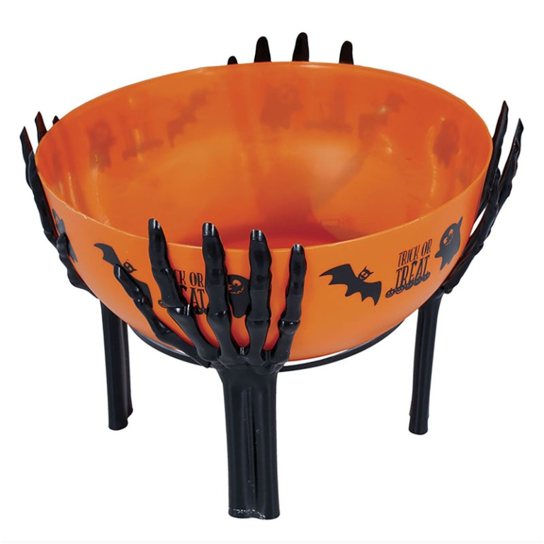 CIOTOLA ARANCIONE CON SUPPORTO 26CM 3