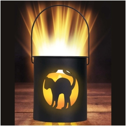 LANTERNA CON GATTO LED   10CM