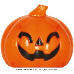 ZUCCA 10CM CON LUCE IN   PLASTICA