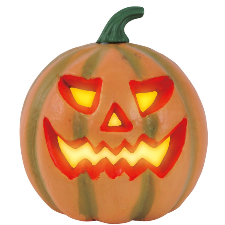 ZUCCA LUMINOSA ARANCIO 24CM