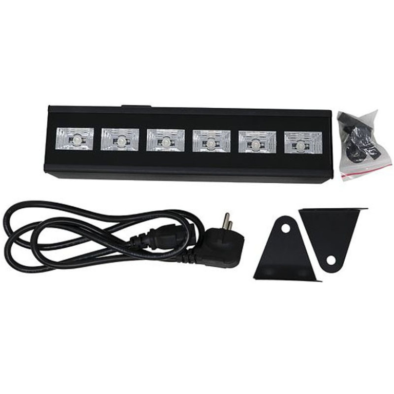 LUCE NERA UV 6X3W PER INTERNO 2