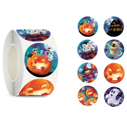 STICKERS HALLOWEEN IN ROTOLO 200PZ