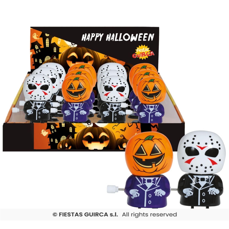 PUPAZZI HALLOWEEN 6CM    CAMMINANTI 12PZ IN EXPO