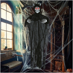 SCHELETRO DA APPENDERE   130CM LUCI E SUONI