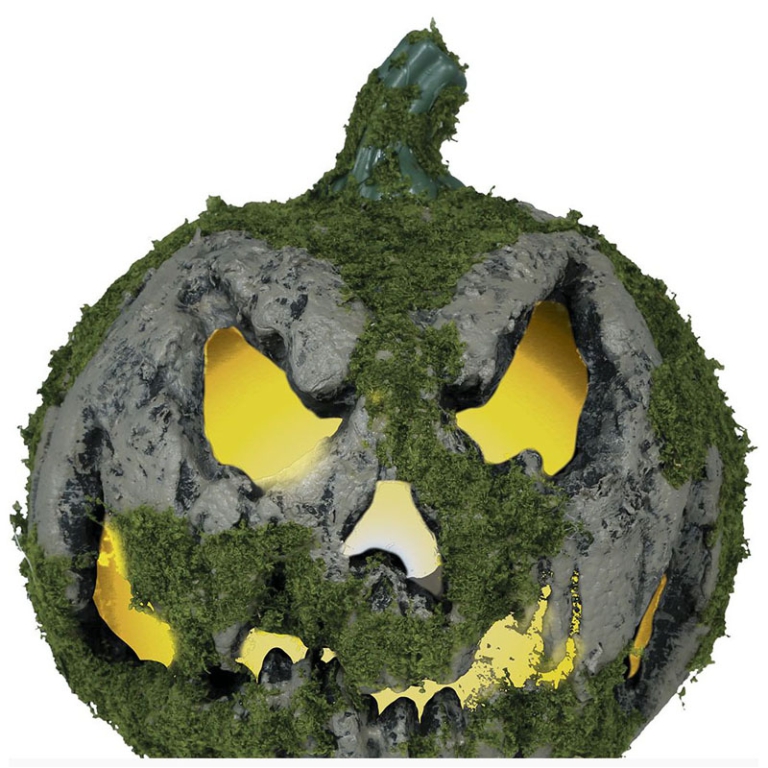 ZUCCA 20CM CON LUCE E    MUSCHIO