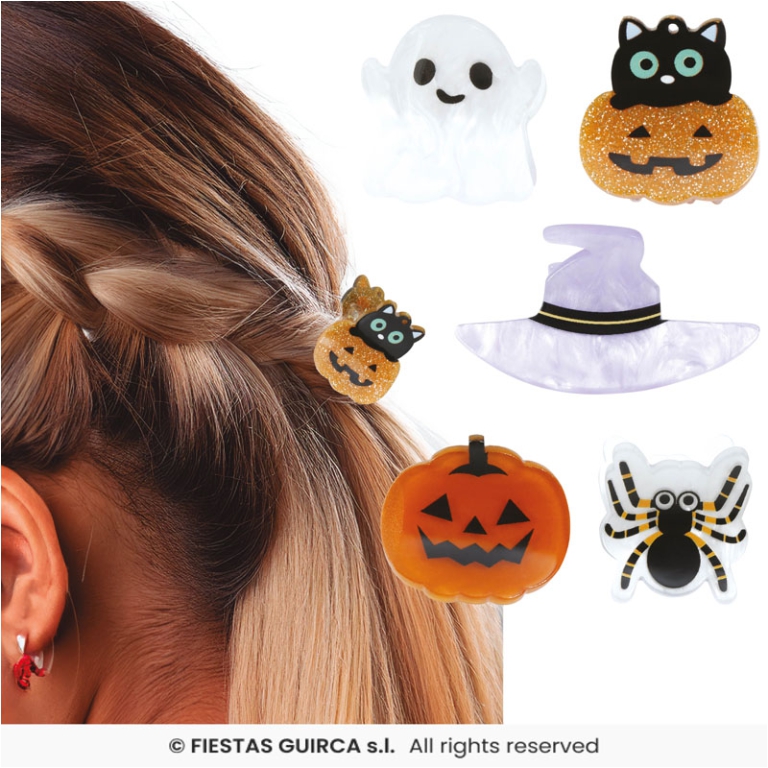 SET 5 CLIPS X CAPELLI    HALLOWEEN