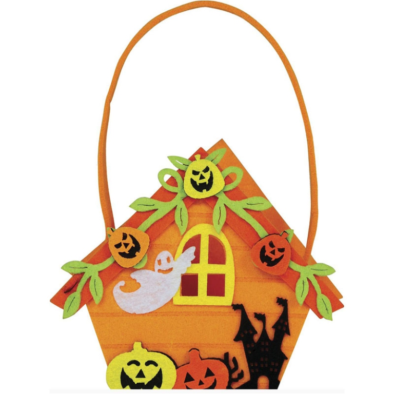 CESTINO HALLOWEEN IN FELTRO 16CM