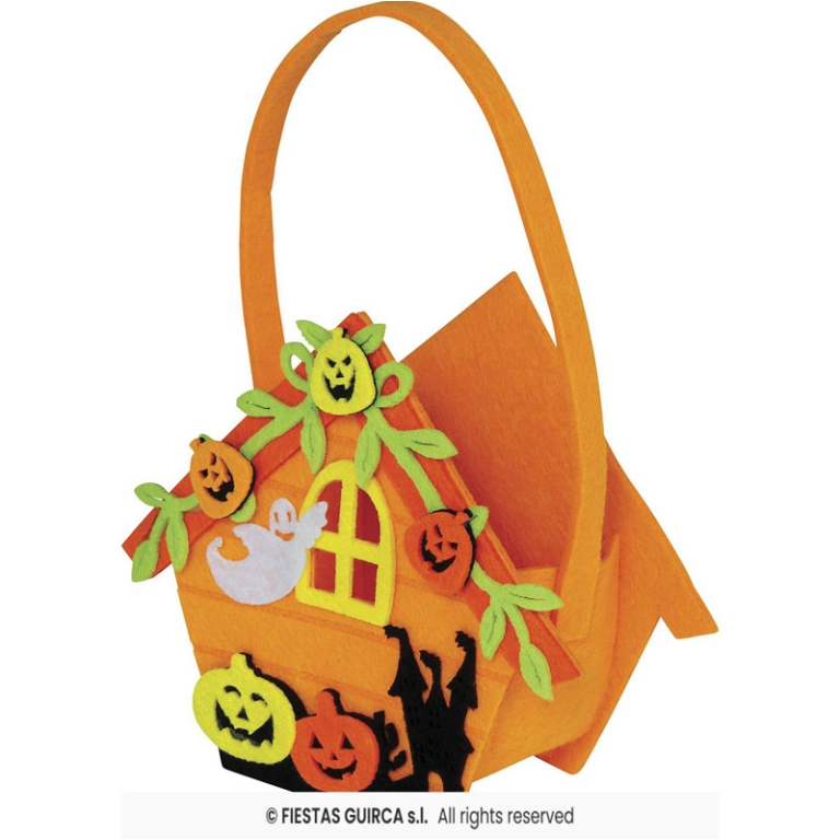 CESTINO HALLOWEEN IN FELTRO 16CM 2