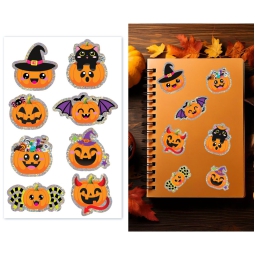 BUSTA ADESIVI HALLOWEEN  13X20CM