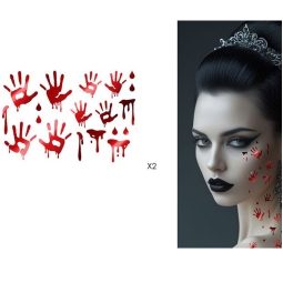 TATUAGGI PER IL VISO HALLOWEEN 15X11CM