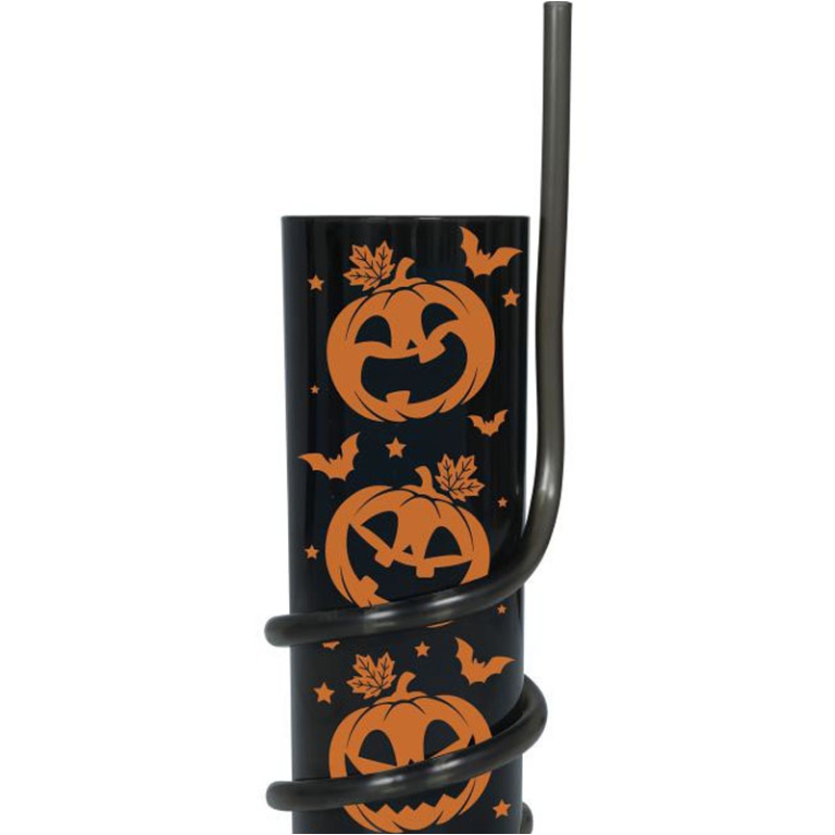 BICCHIERE NERO CON CANNUCCIA 16CM 2