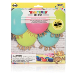 PALLONCINI CON 78 LETTERE 15PZ