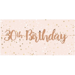 BANNER LUSSO ORO CREMA 30 ANNI