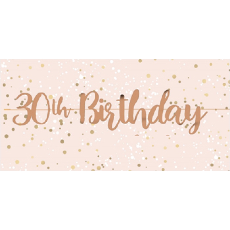 BANNER LUSSO ORO CREMA 30 ANNI