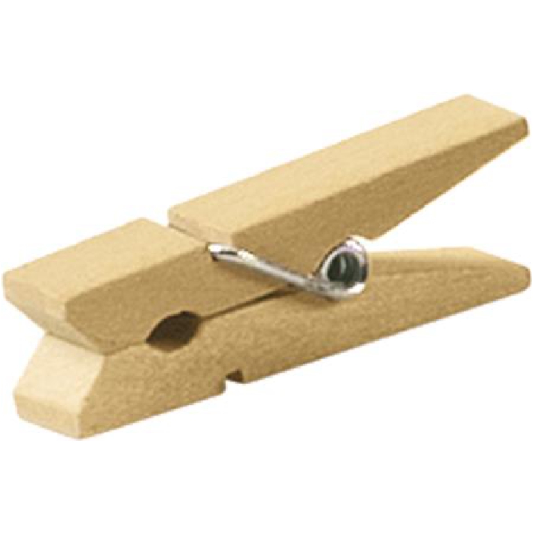 MOLLETTE 35X6MM 100PZ    LEGNO NATURALE