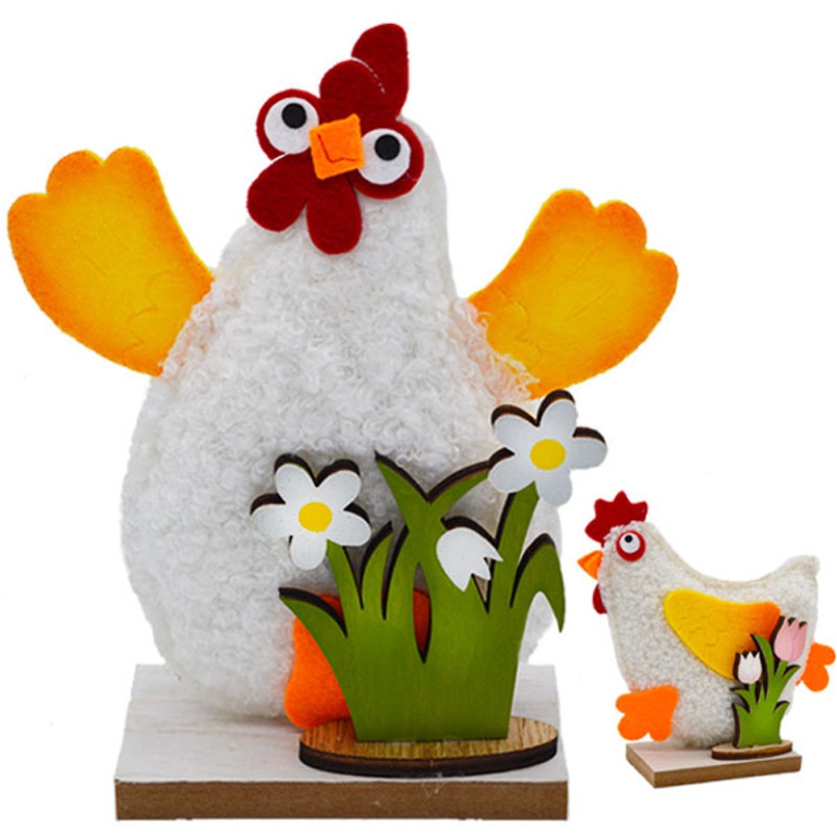 CHIOCCIA CORPO IMBOTTITO BASE LEGNO ASSORTITA