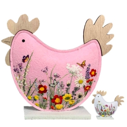 CHIOCCIA DOPPIO FELTRO   IMBOTTITO CON BASE