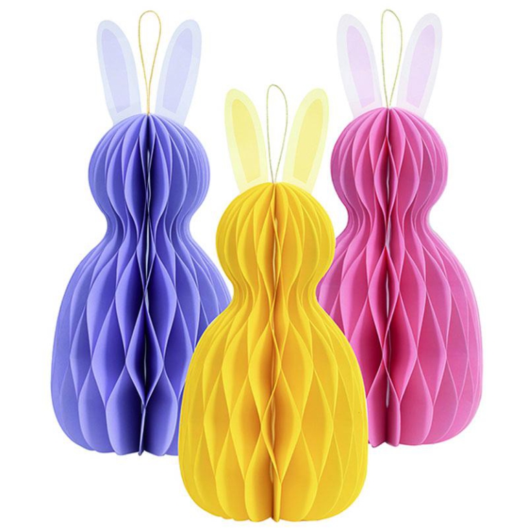 DECORAZIONE CARTA 40CM   CONIGLIO