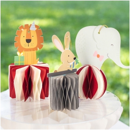 DECORAZIONI CARTA 3PZ    CM11 CIRCO ASSORTITI