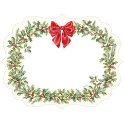 TOVAGLIETTA CARTA 43X33  4PZ CHRISTMAS GARLAND