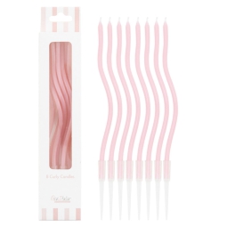 CANDELINE CURLY 8PZ CM12 ROSA